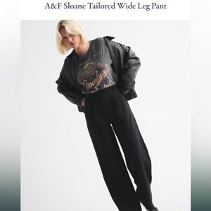 Abercrombie and Fitch Classic Black Trousers